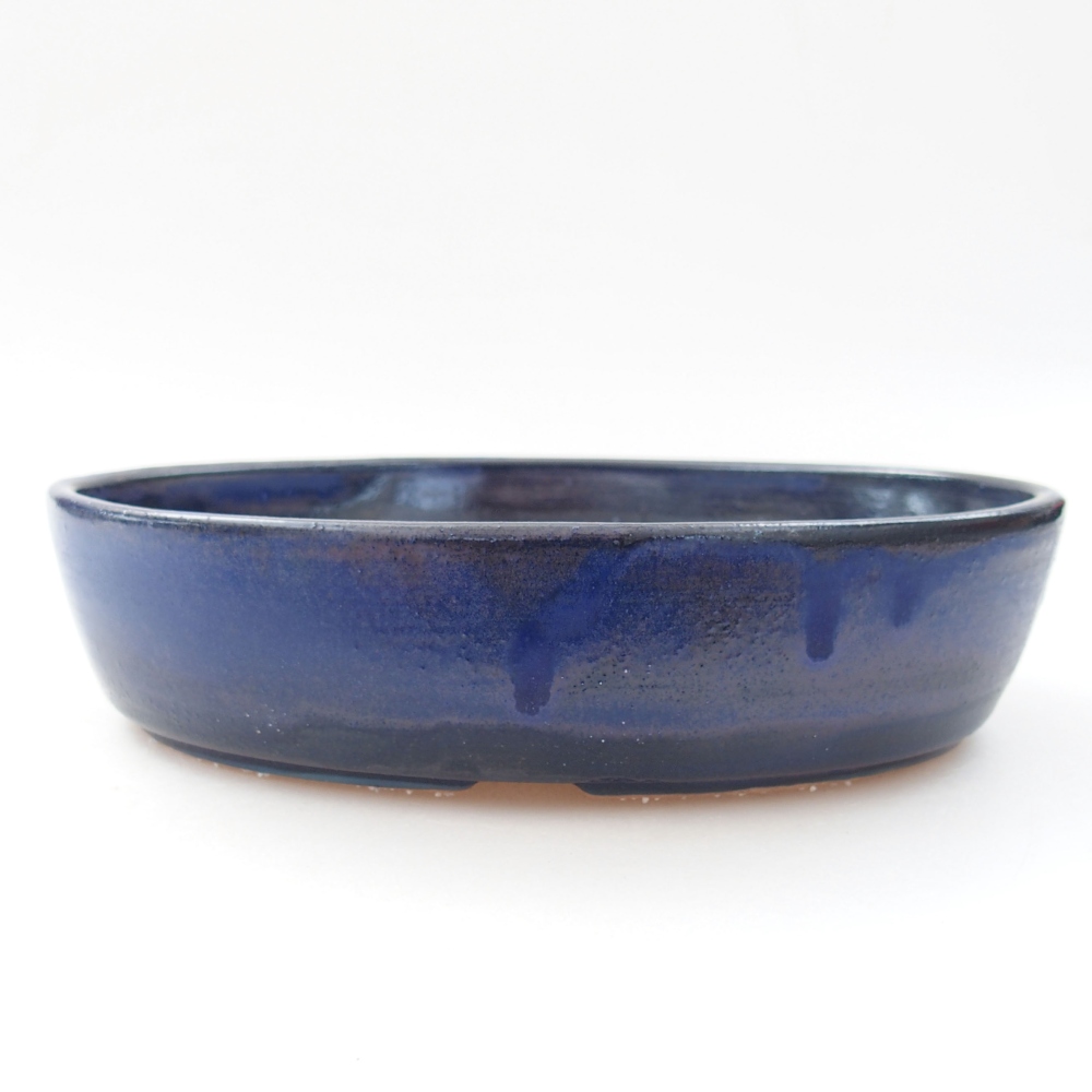 Ciotola bonsai in ceramica 22 x 17 x 5 cm, verde