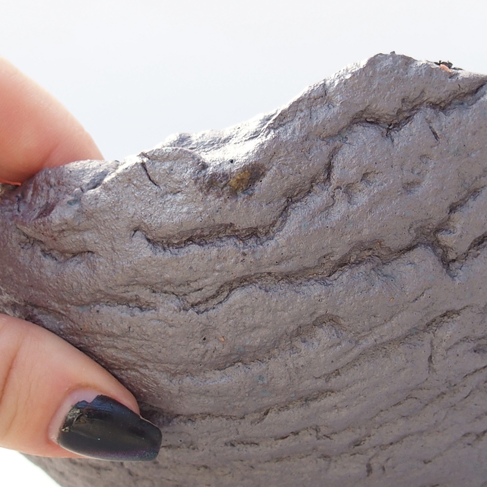 Conchiglia in ceramica 15,5 x 14 x 6,5 cm, colore metallizzato