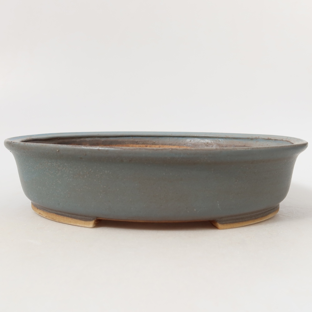 Ciotola bonsai in ceramica 21 x 19 x 5 cm, colore blu