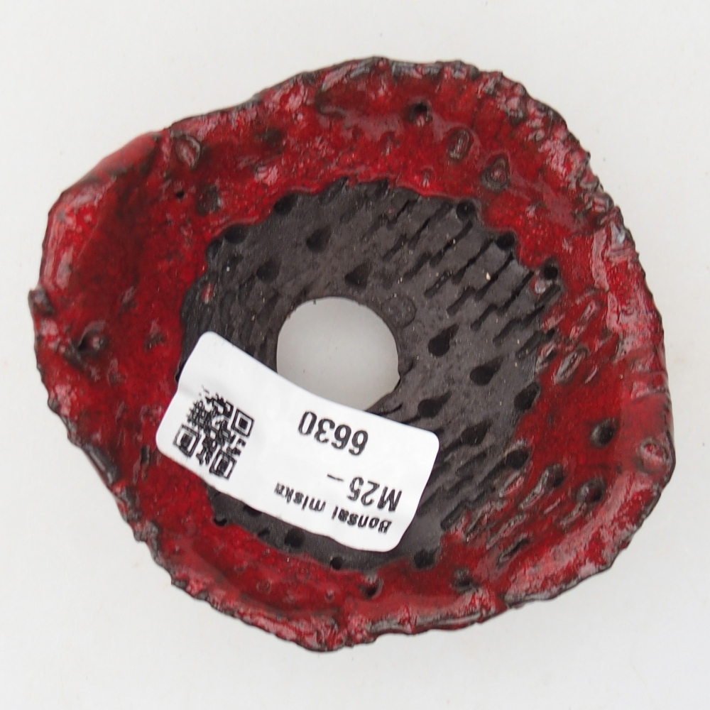 Conchiglia in ceramica 8,5 x 8 x 4,5 cm , colore rosso