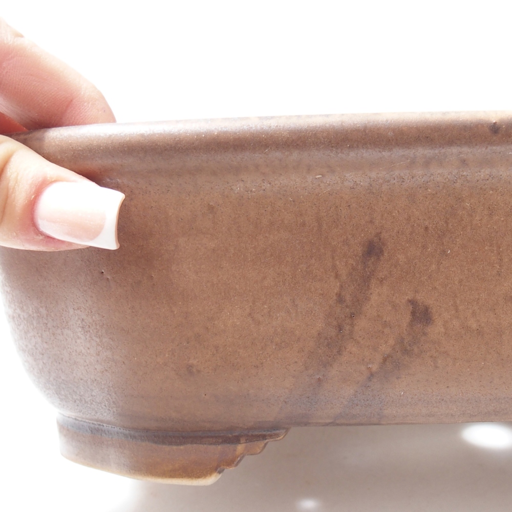 Ciotola bonsai in ceramica 25 x 21 x 8 cm, rosa