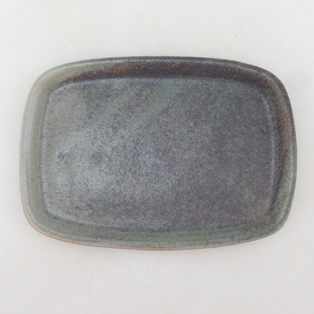 Piattino in ceramica H02 - 17,5 x 12 x 1 cm - verde