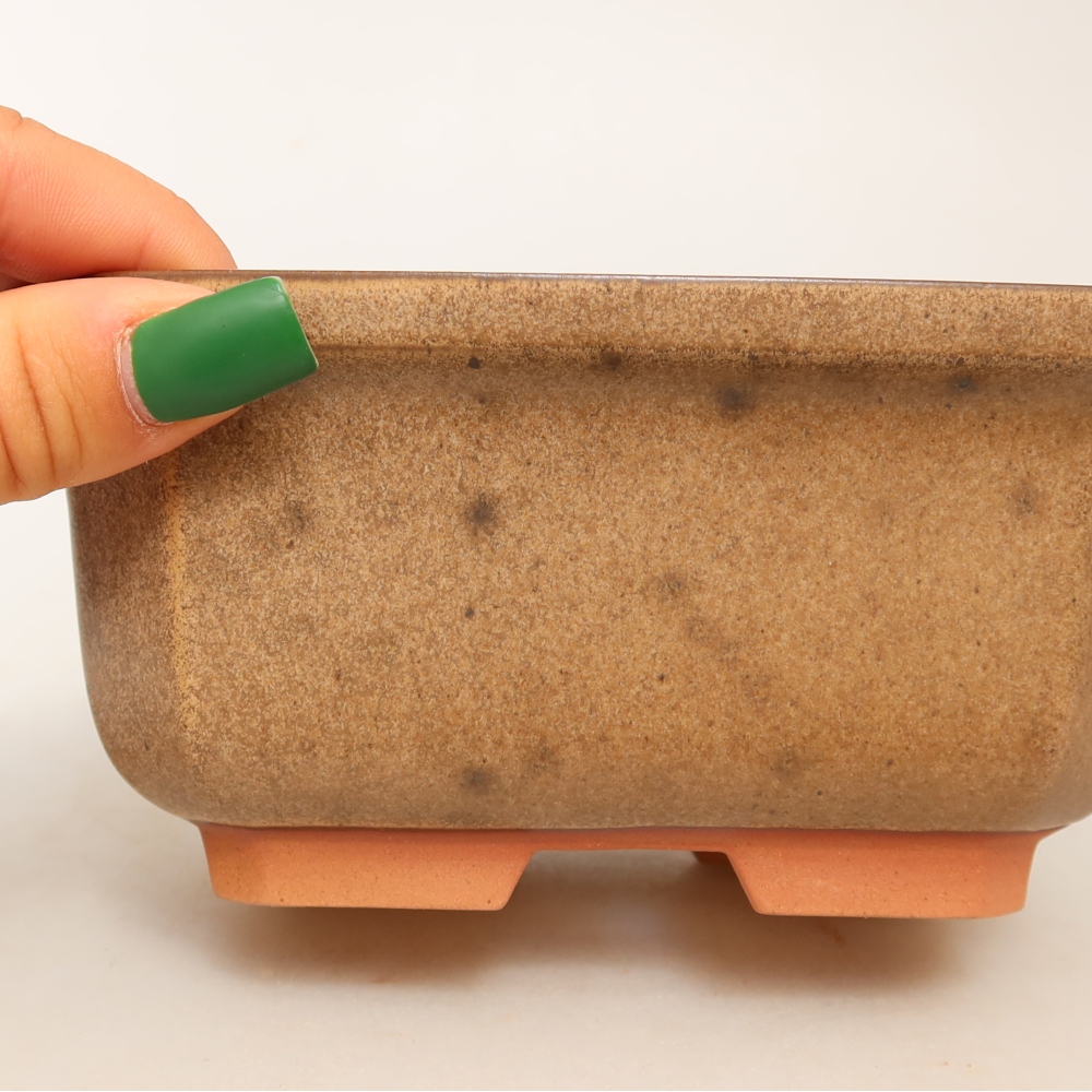 Ciotola in ceramica  15 x 12 x 7 cm, colore beige