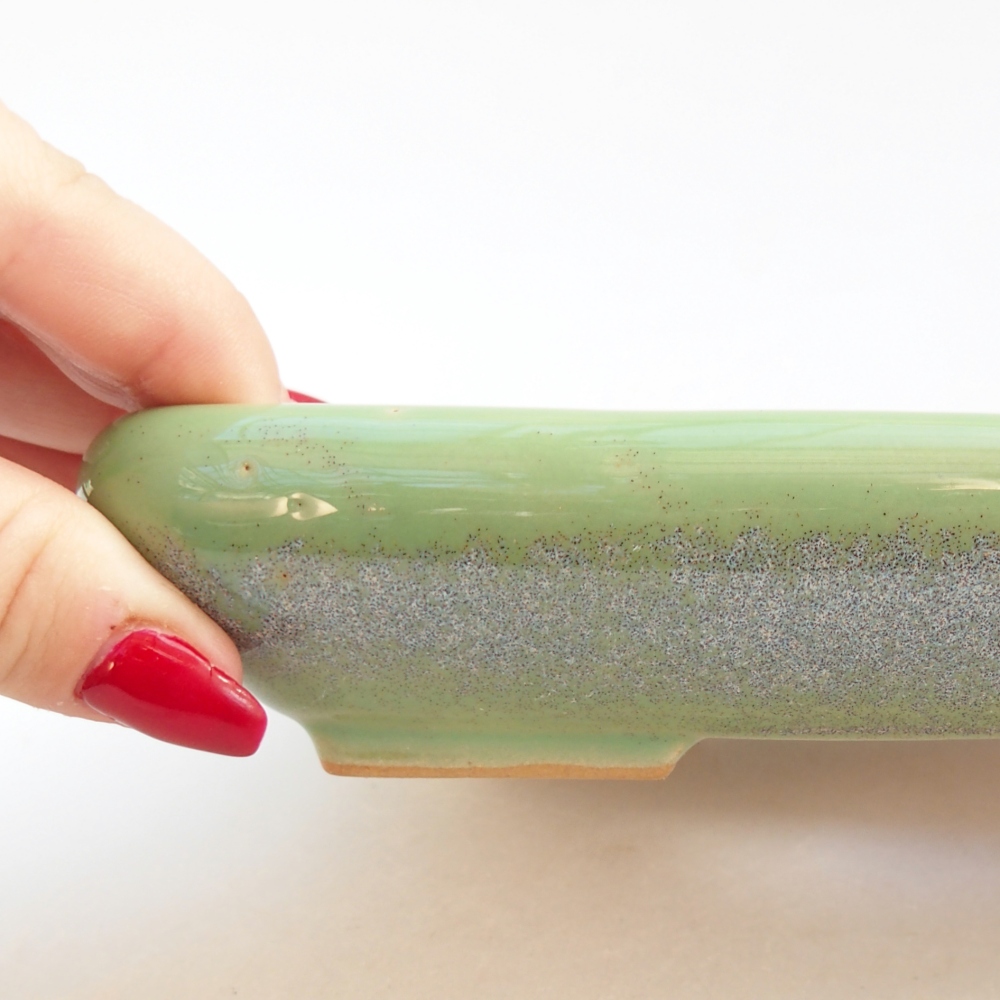 Ciotola bonsai in ceramica 26 x 26 x 8 cm, colore rosso