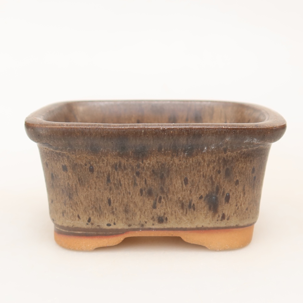 Ciotola in ceramica  9 x 6,5 x 4,5 cm, colore marrone