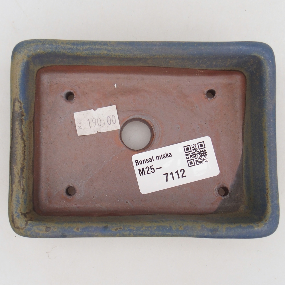 Ciotola bonsai in ceramica 26 x 26 x 8 cm, colore rosso