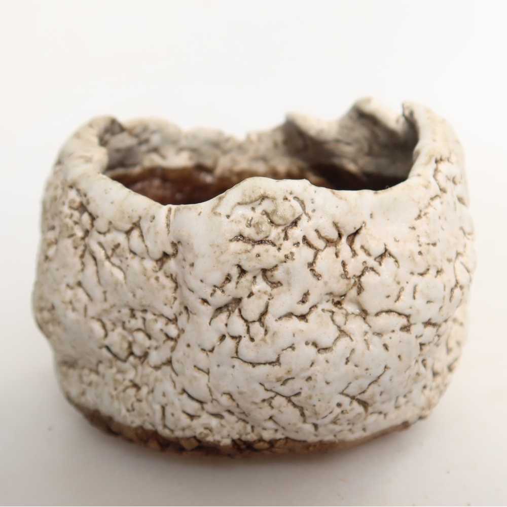 Conchiglia in ceramica  7 x 7 x 6 cm, colore bianco