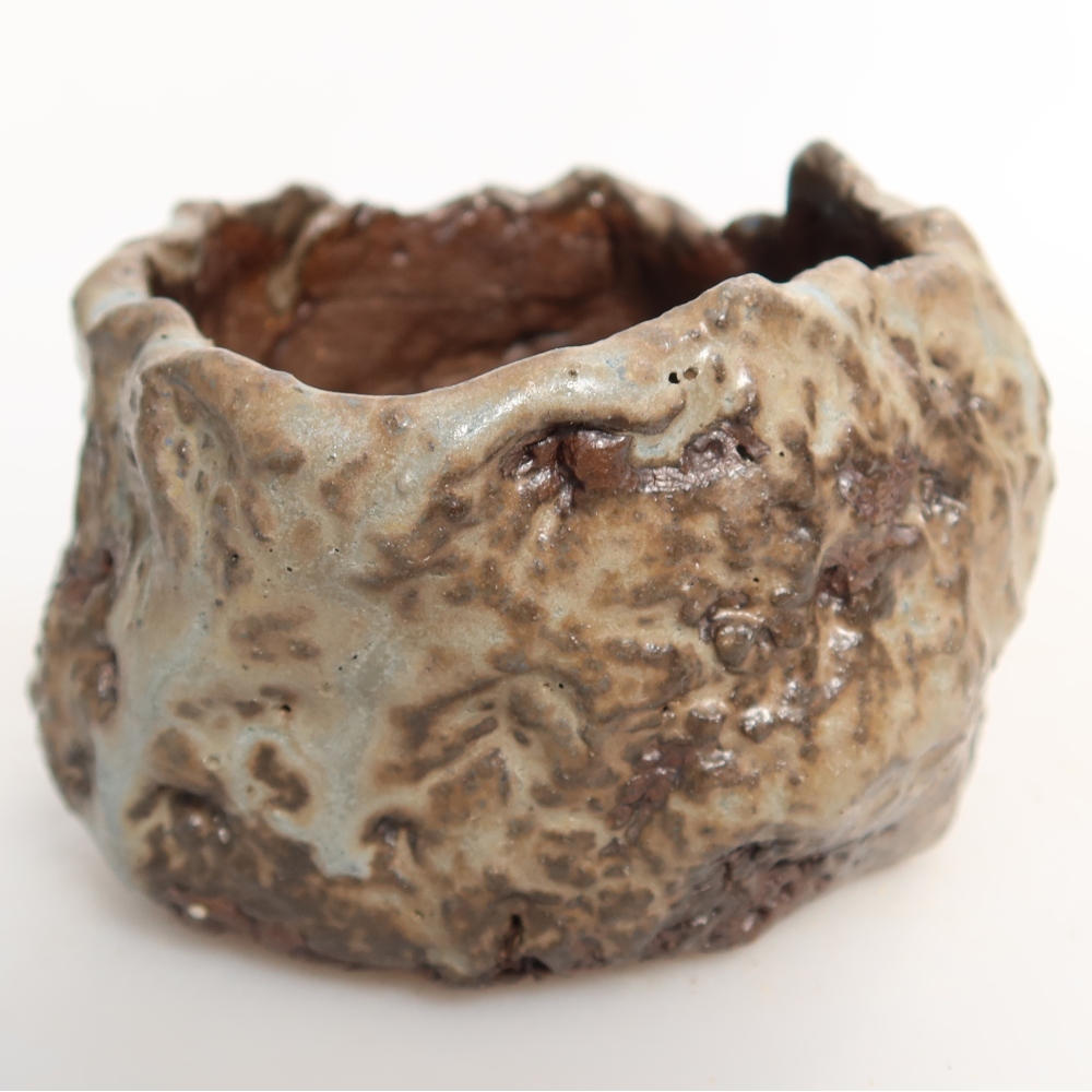 Conchiglia in ceramica 7,5 x 7 x 5 cm , colore verde