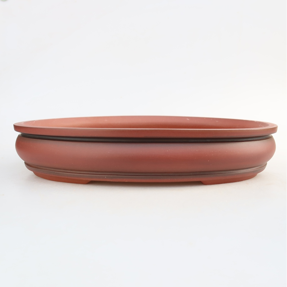 Ciotola in ceramica  31 x 23,5 x 5,5 cm, colore mattone