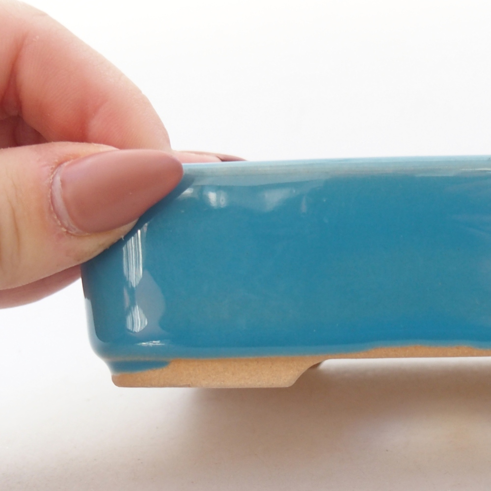 Ciotola bonsai in ceramica 26 x 26 x 8 cm, colore rosso