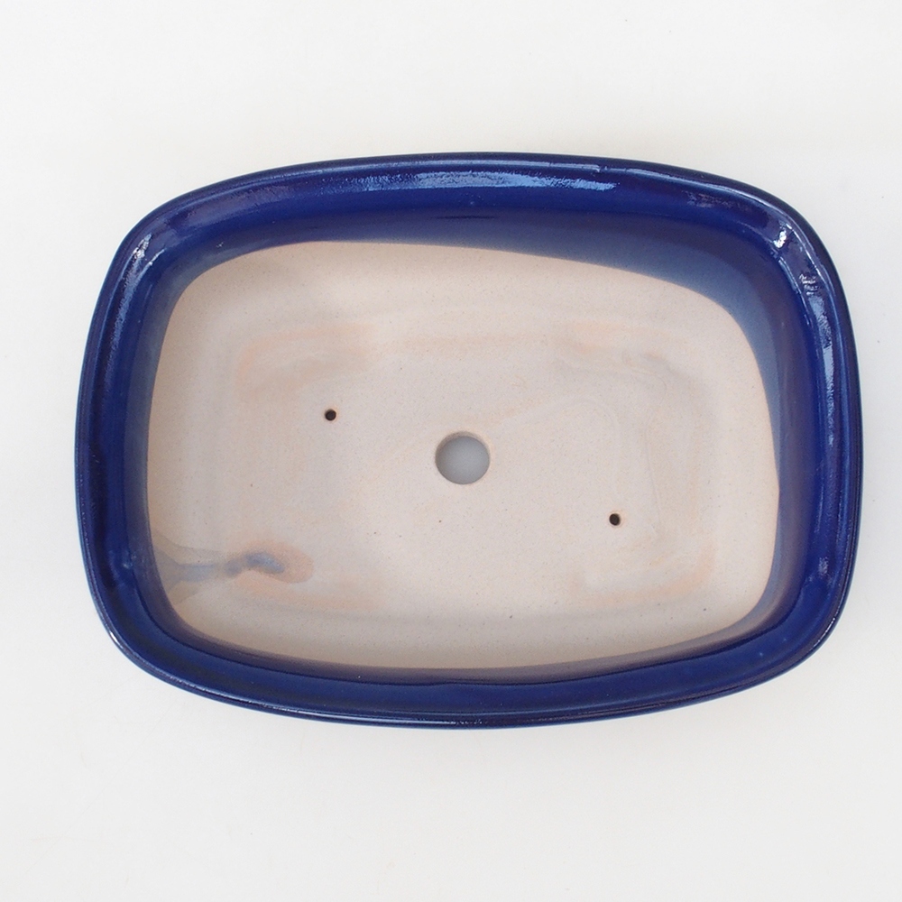 Ciotola per bonsai H08 - 25 x 19,5 x 6 cm - blu