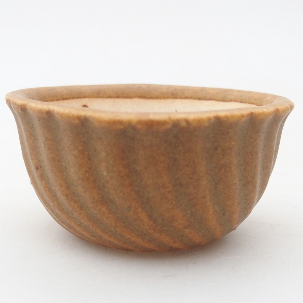 Ciotola per mini bonsai 5,5 x 5,5 x 3 cm, marrone