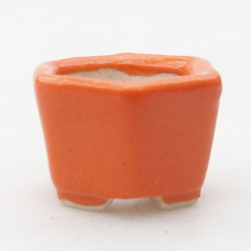Ciotola per mini bonsai 2,5 x 2 x 1,5 cm, arancione