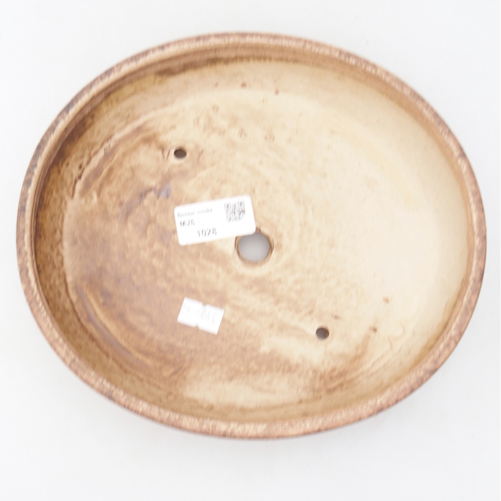 Ciotola bonsai in ceramica 22,5 x 20 x 4,5 cm, rosa