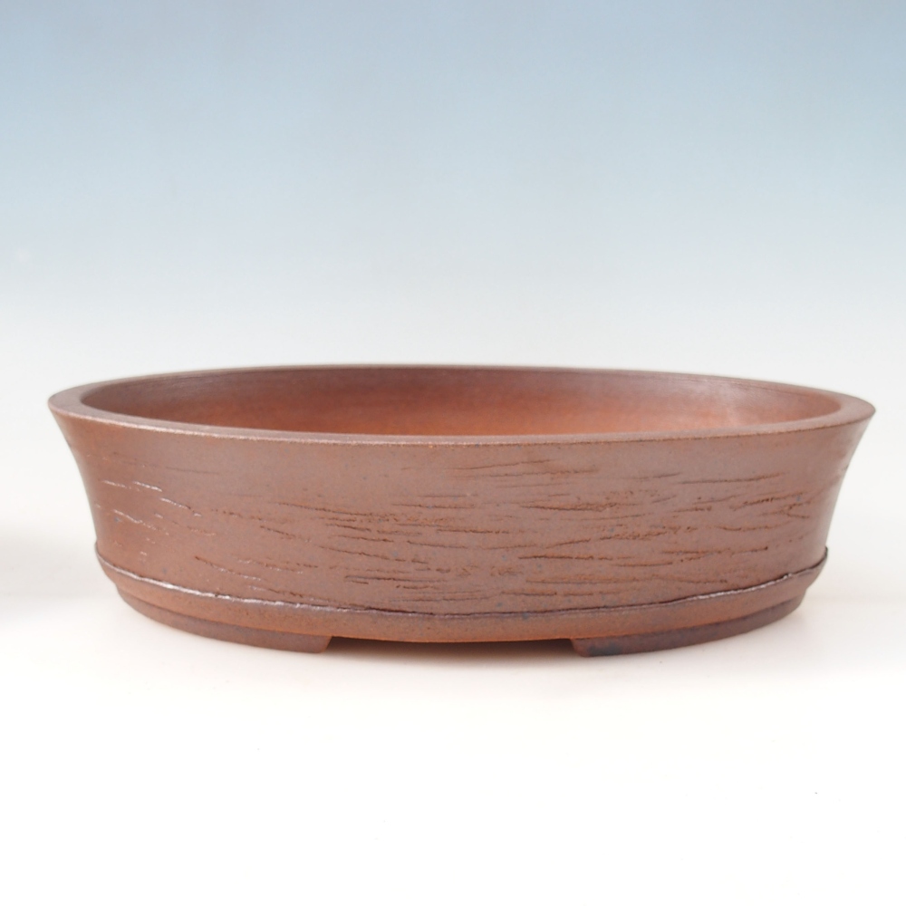 Ciotola per bonsai 34 x 26 x 8 cm , colore marrone