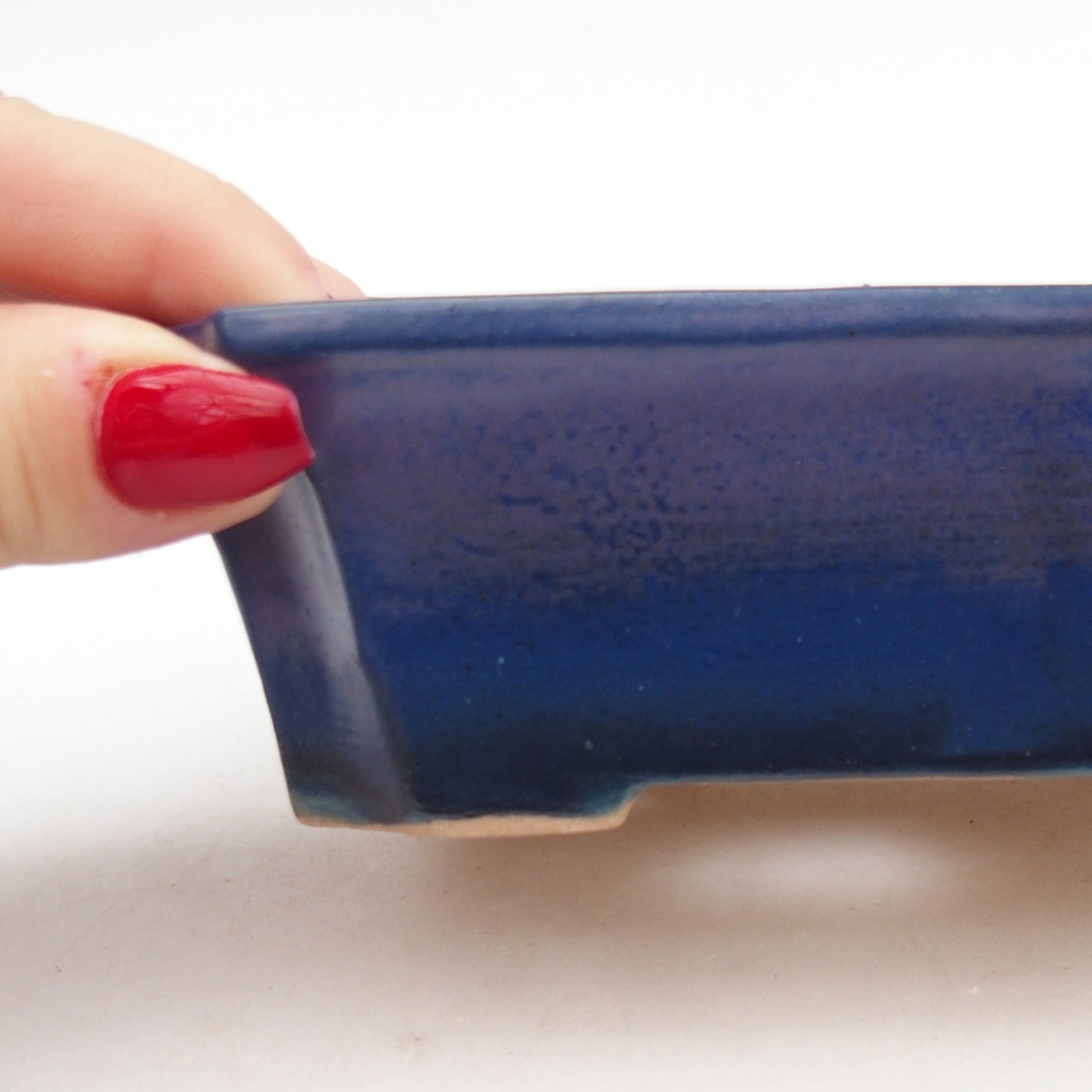 Ciotola bonsai in ceramica 26 x 26 x 8 cm, colore rosso