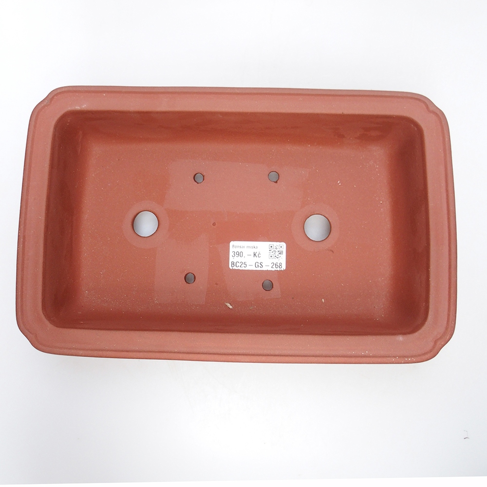 Ciotola 28 x 18 x 7,5 cm colore mattone