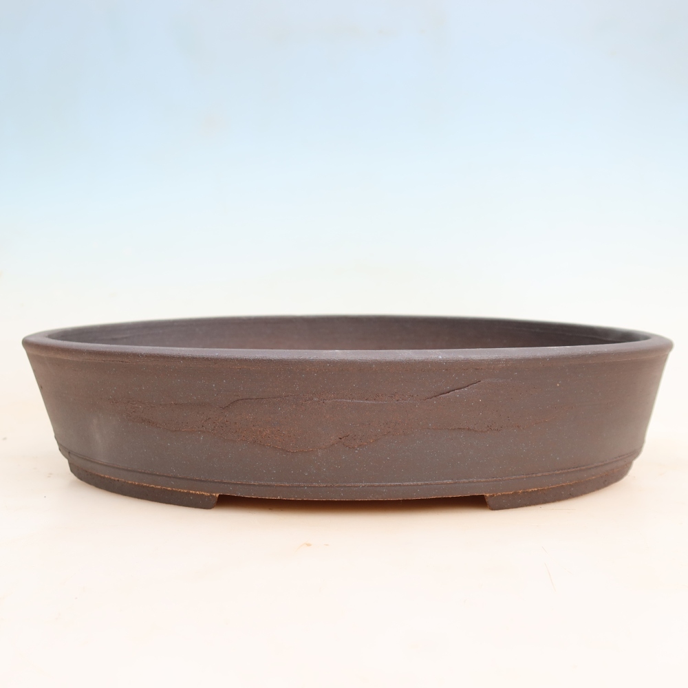Vaso da bonsai in ceramica 38 x 30,5 x 7,5 cm, colore marrone