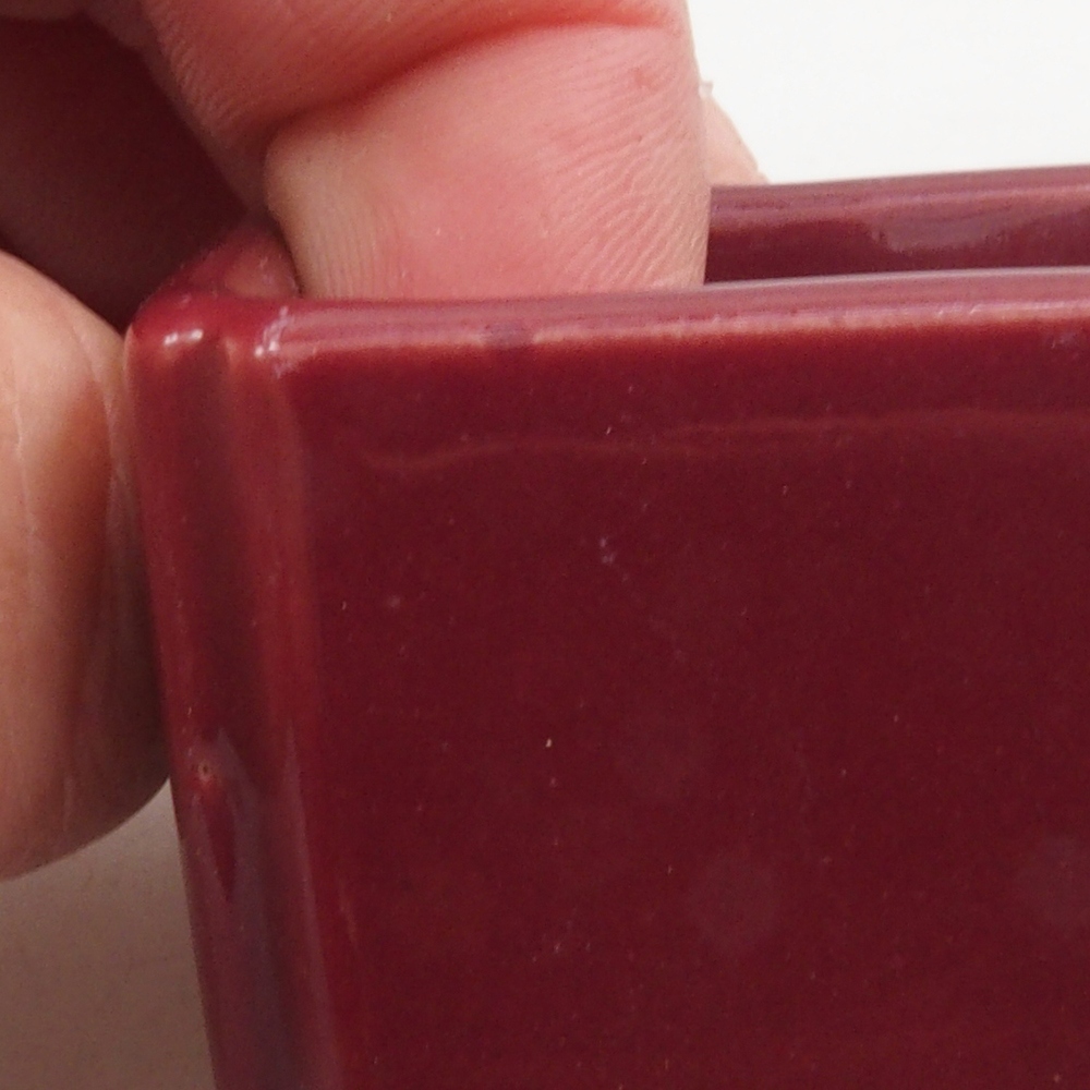 Mini bonsai 4,5 x 4,5 x 3 cm, bordeaux