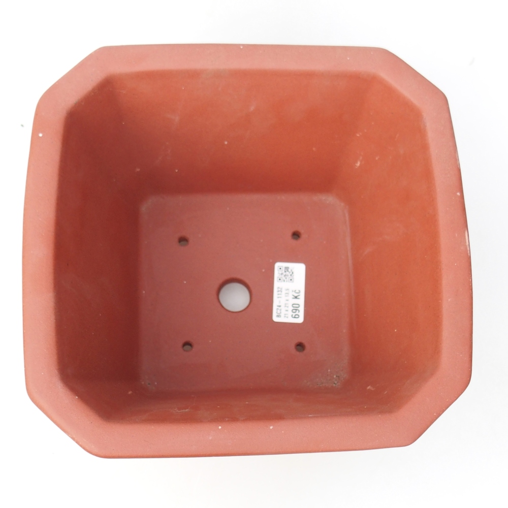 Ciotola 21 x 21 x 14 cm colore mattone