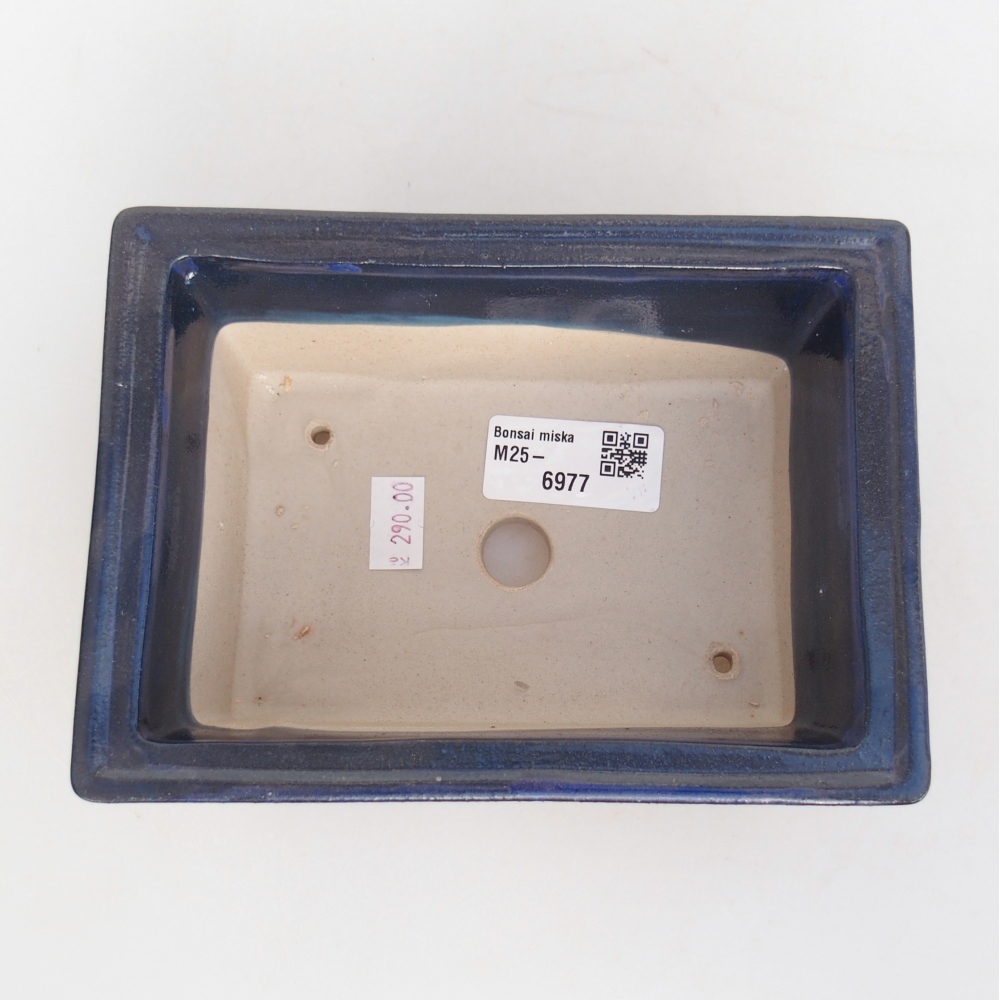 Ciotola bonsai in ceramica 26 x 26 x 8 cm, colore rosso