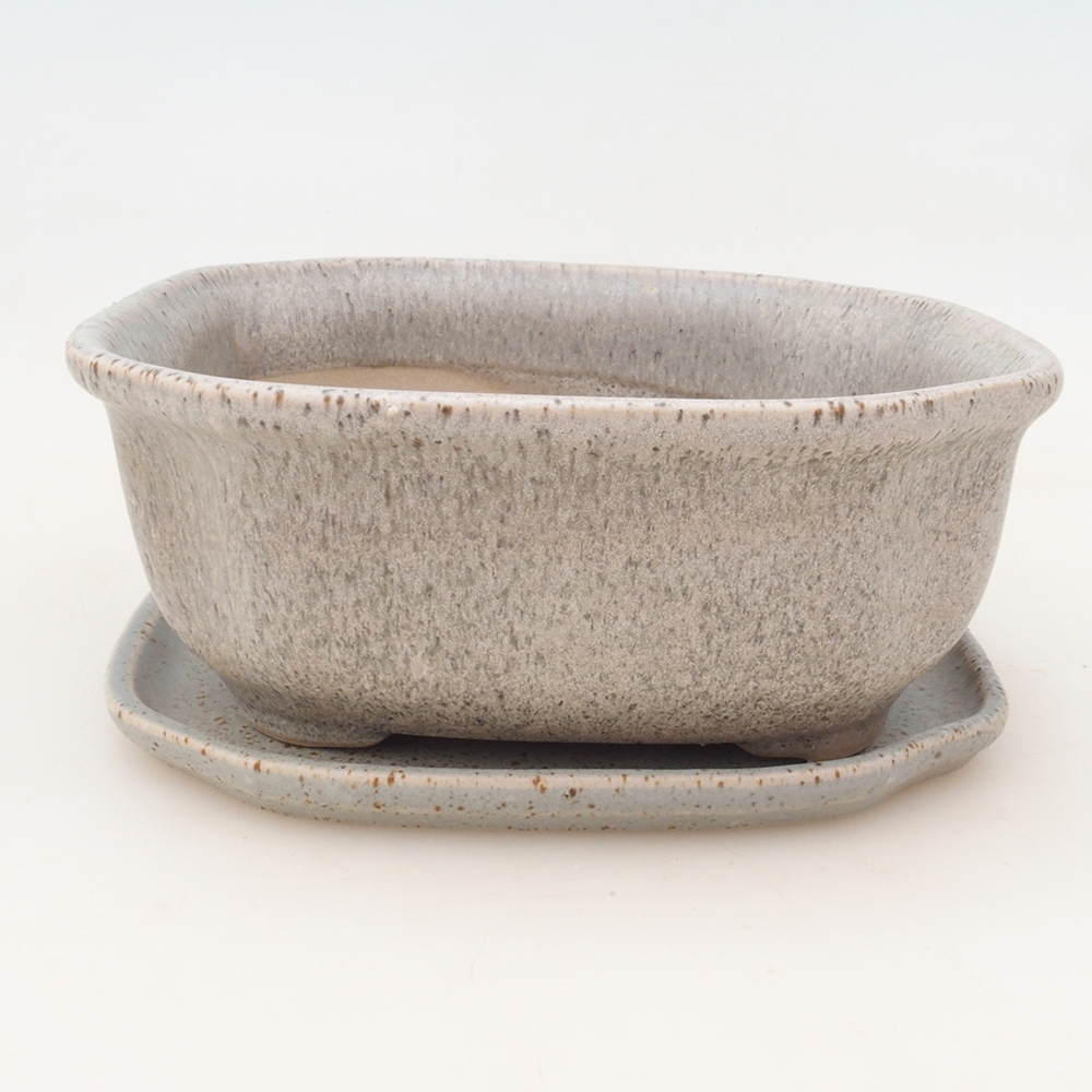 Ciotola bonsai + piattino H31 - 14x12x6,5 cm