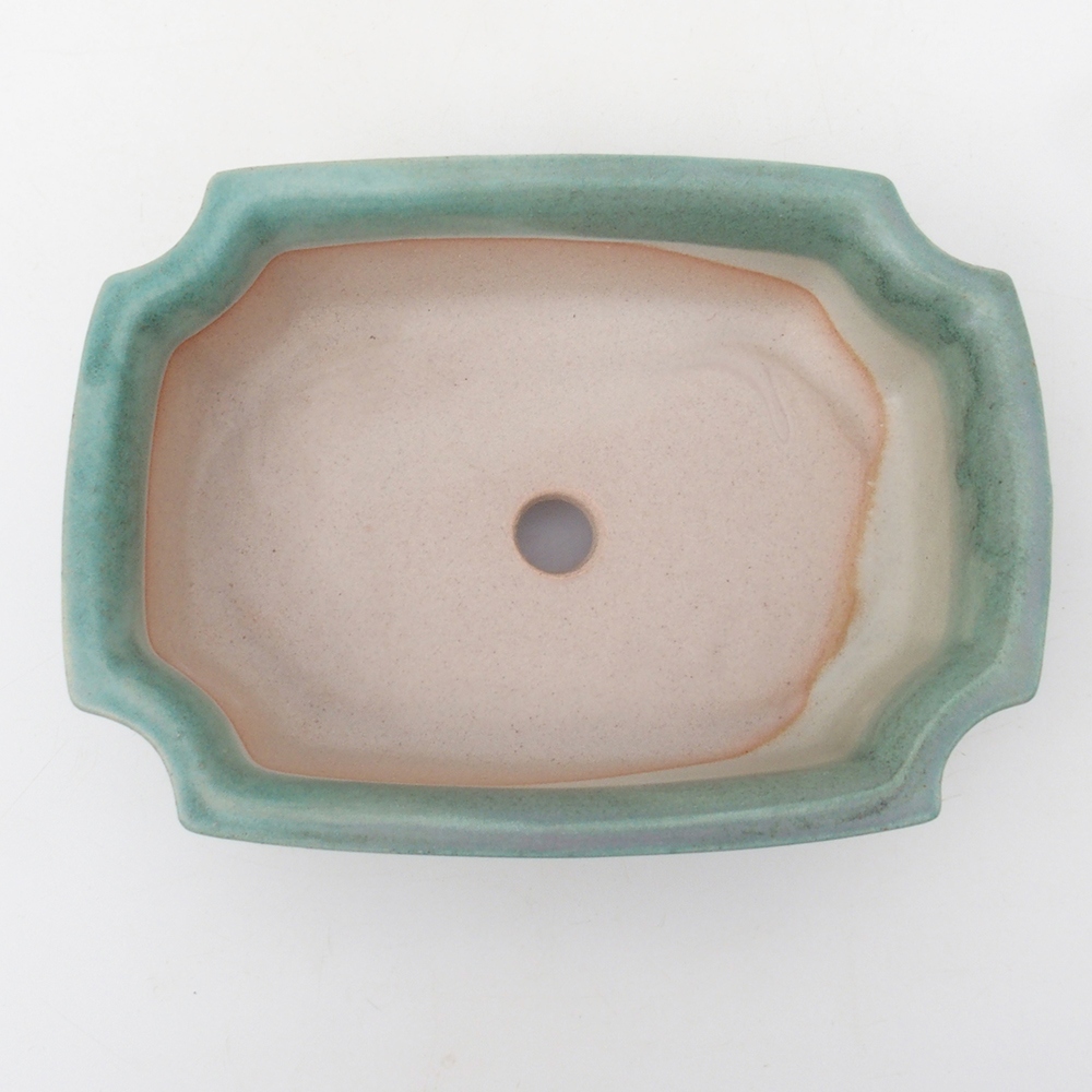 Ciotola per bonsai H03 - 16,5 x 12 x 4,5 cm. - verde
