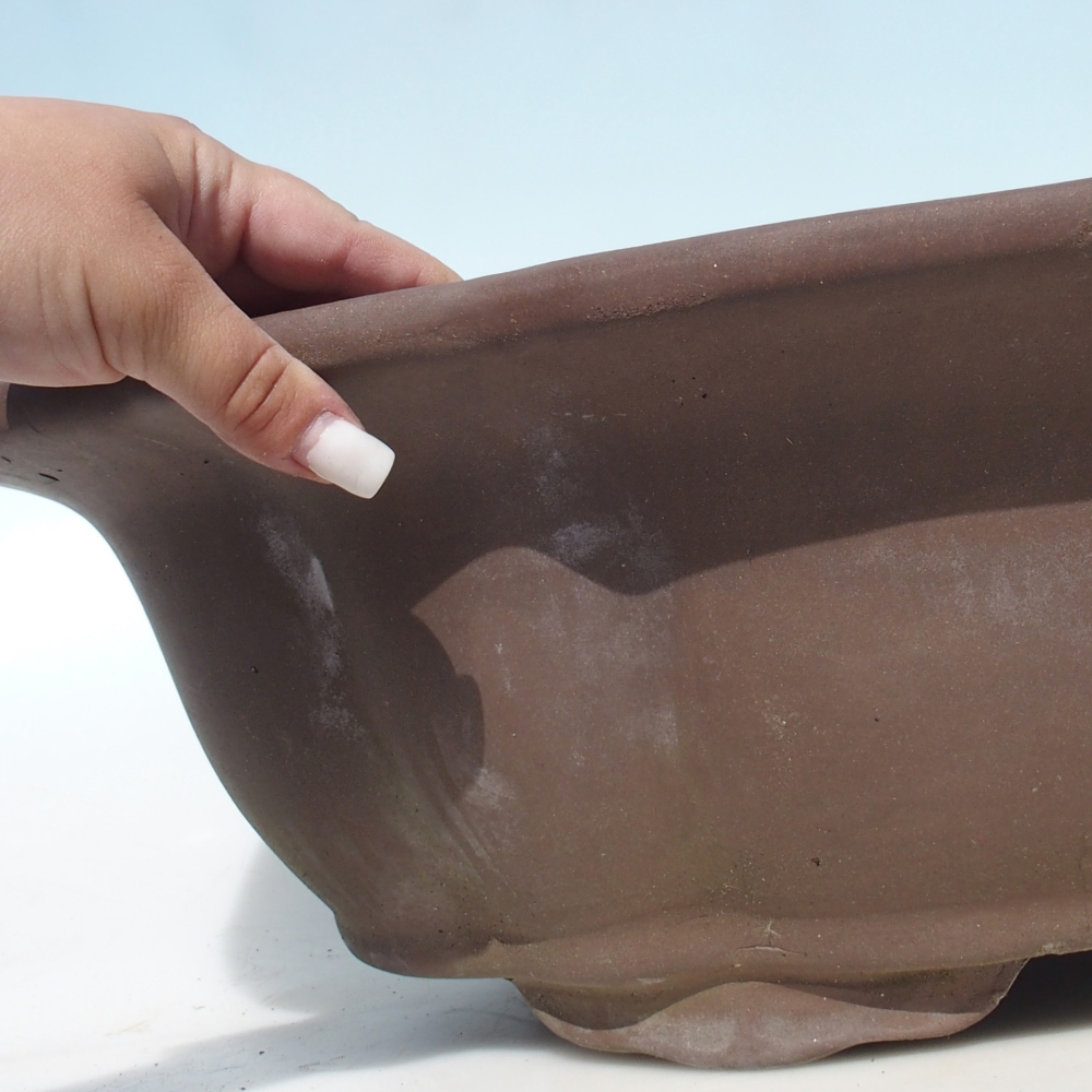 Ciotola per bonsai 61 x 44,5 x 18,5 cm - marrone