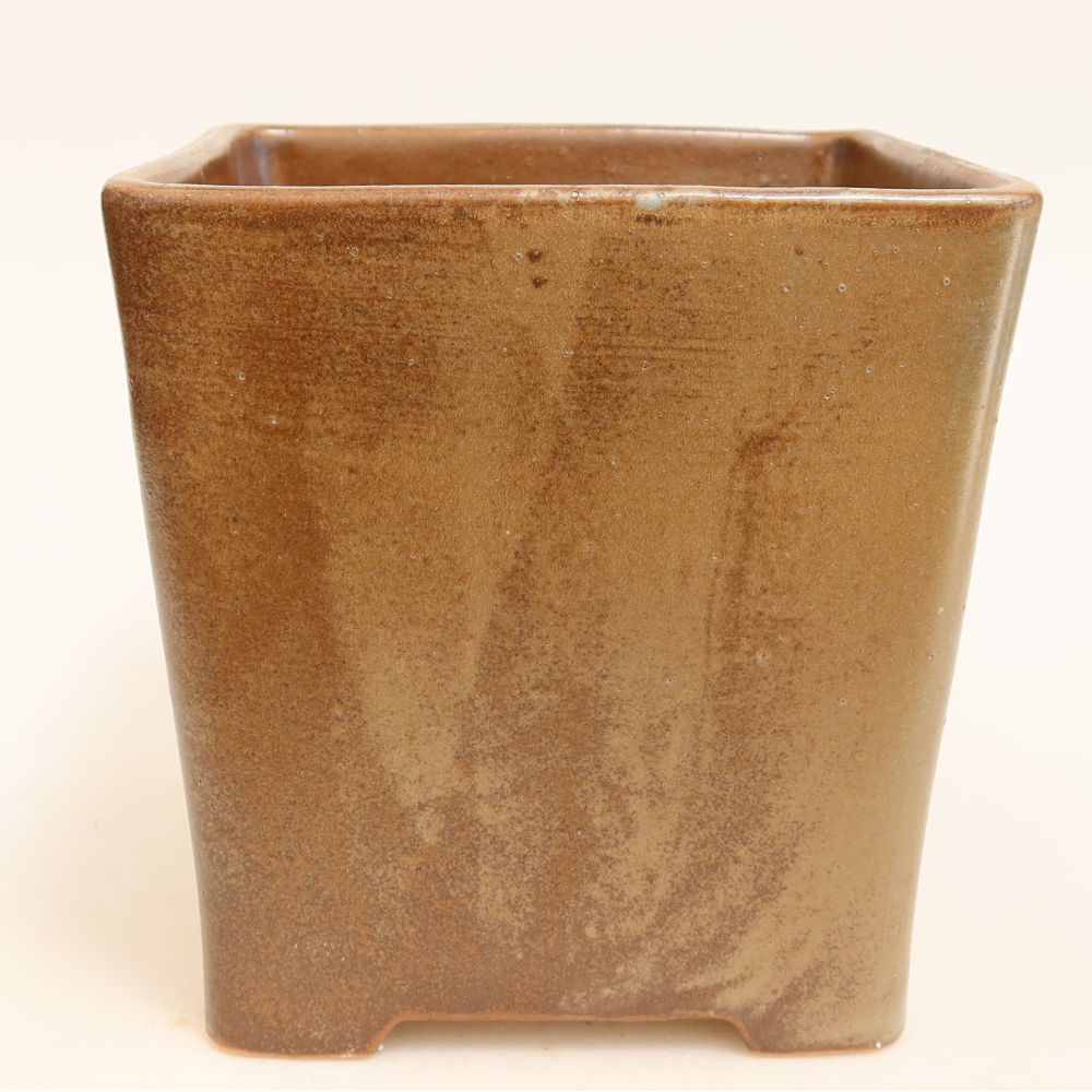 Ciotola bonsai in ceramica 13 x 13 x 13,5 cm, marrone