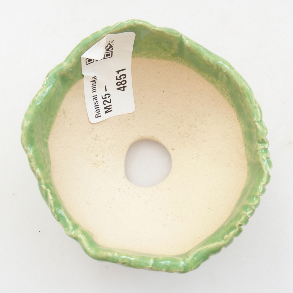 Conchiglia in ceramica 7,5 x 7 x 4,5 cm , colore verde