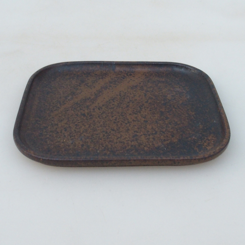 Ciotola in ceramica H38 -12 x 11 x 1 cm - marrone