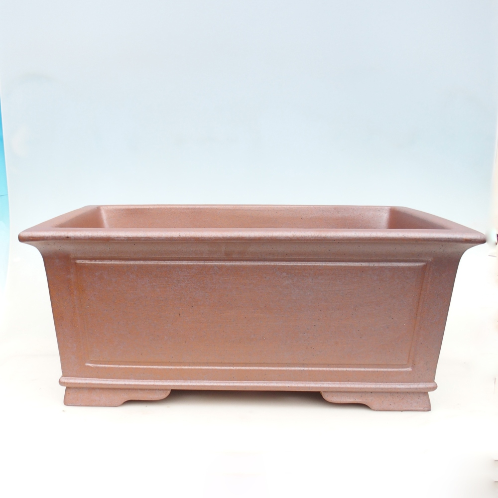 Ciotola bonsai in ceramica 61 x 46 x 25 cm , colore metallo - SOLO RITIRO PERSONALE o trasporto su pallet