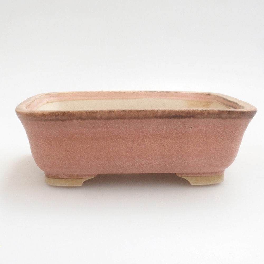 Ciotola per bonsai in ceramica 10 x 8,5 x 4 cm, marrone