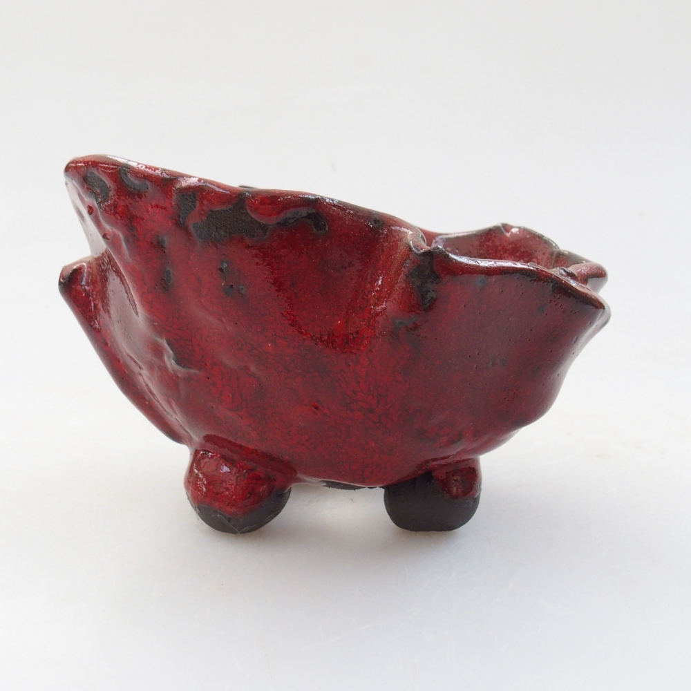 Conchiglia in ceramica 8,5 x 8 x 6 cm , colore rosso