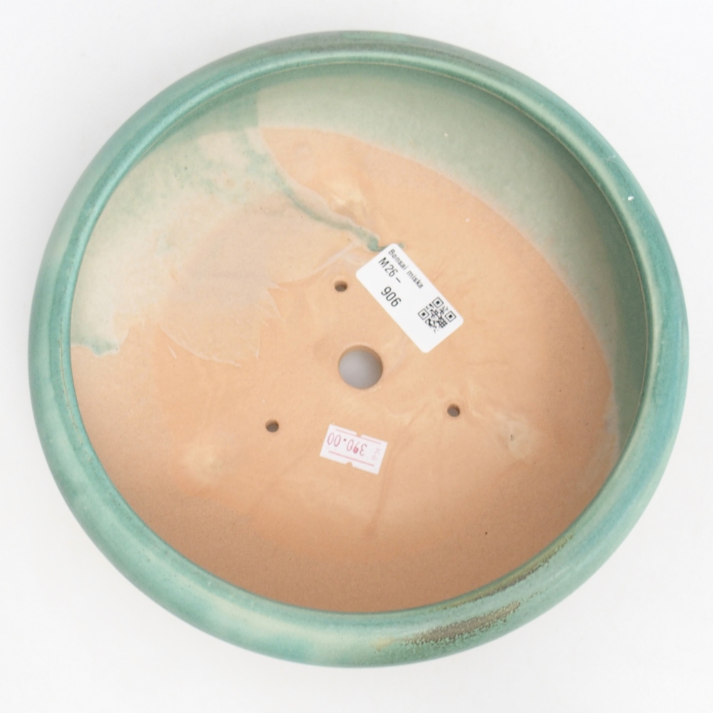 Ciotola bonsai in ceramica 21 x 21 x 7 cm, verde