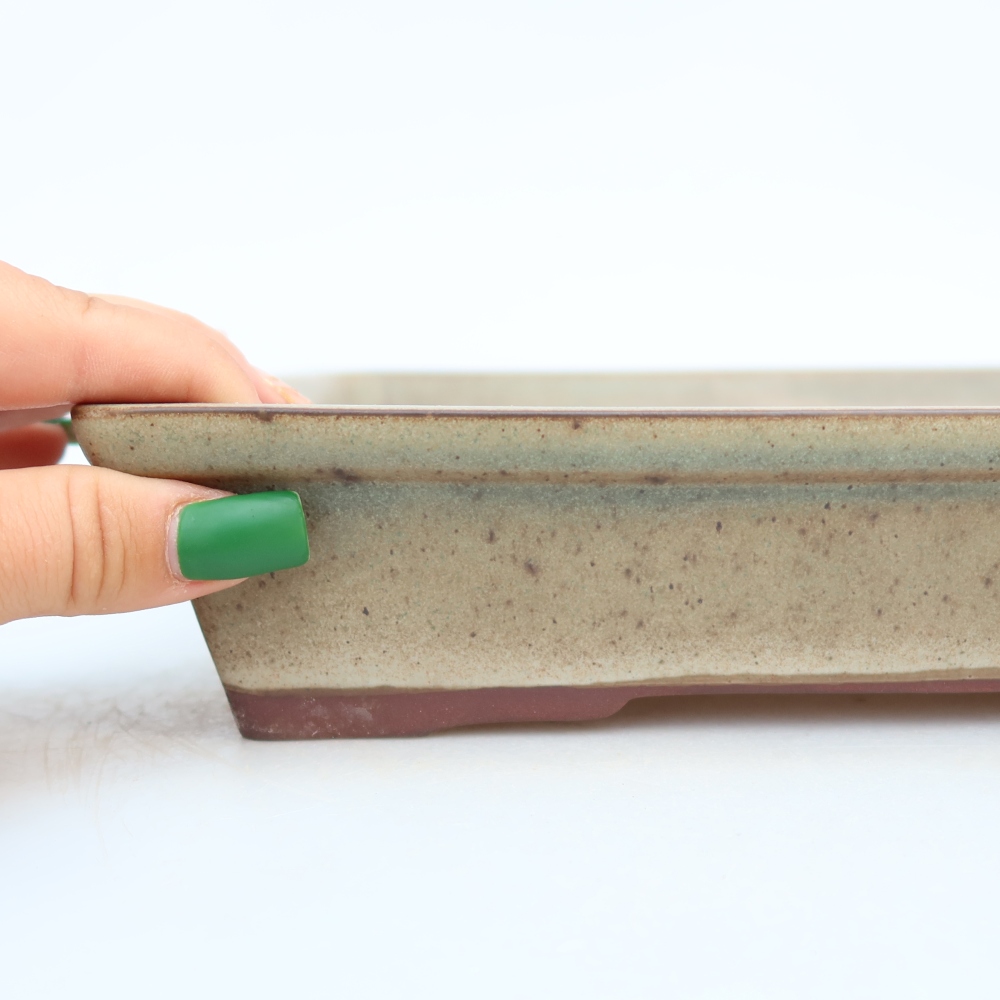 Ciotola in ceramica  26 x 19,5 x 5,5 cm, colore beige
