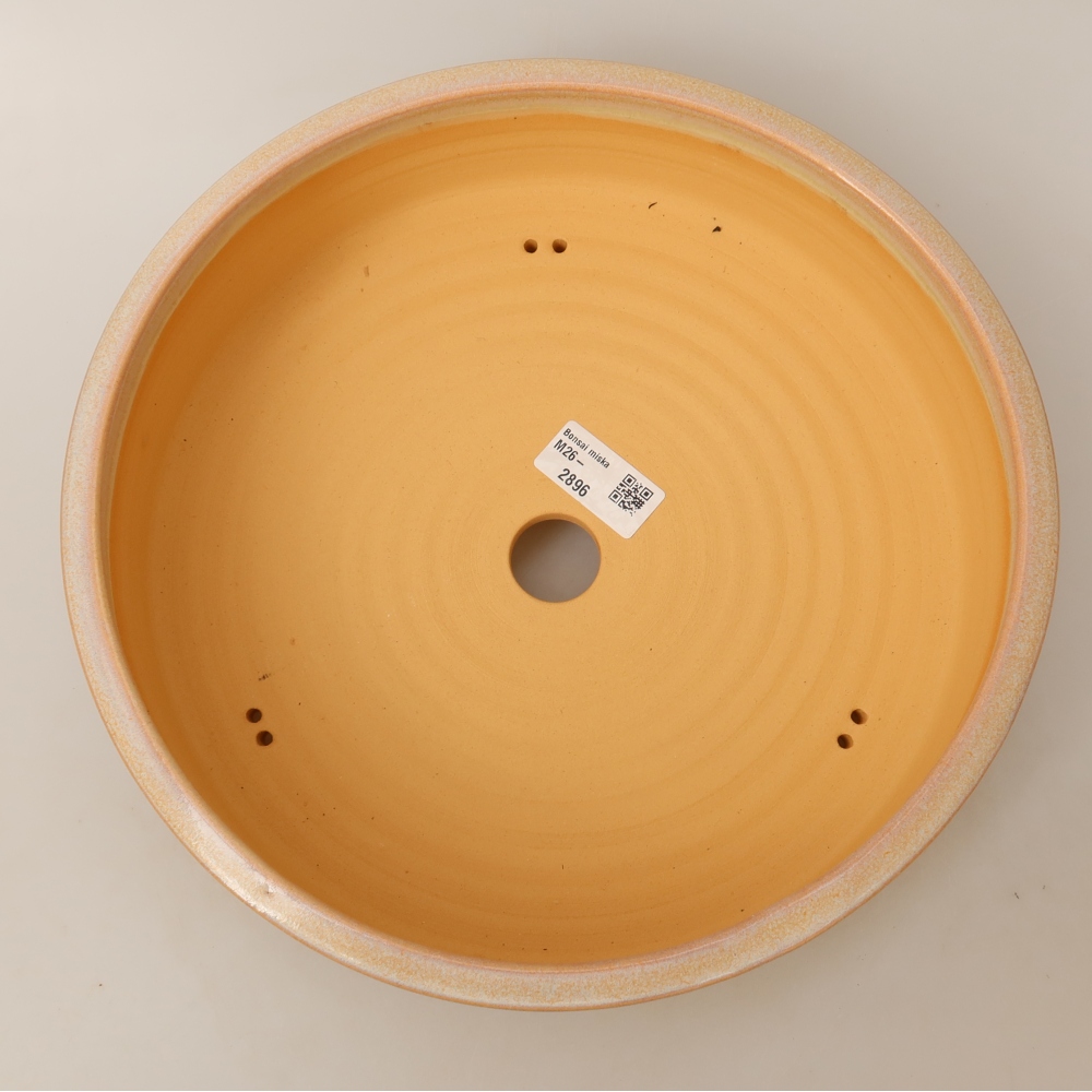 Vaso da bonsai in ceramica 27,5 x 27,5 x 7,5 cm, colore beige