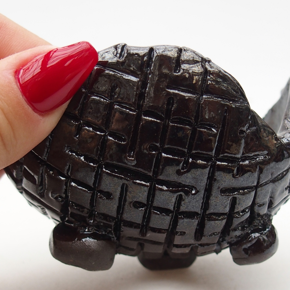 Conchiglia in ceramica 9 x 9 x 6 cm , colore nero