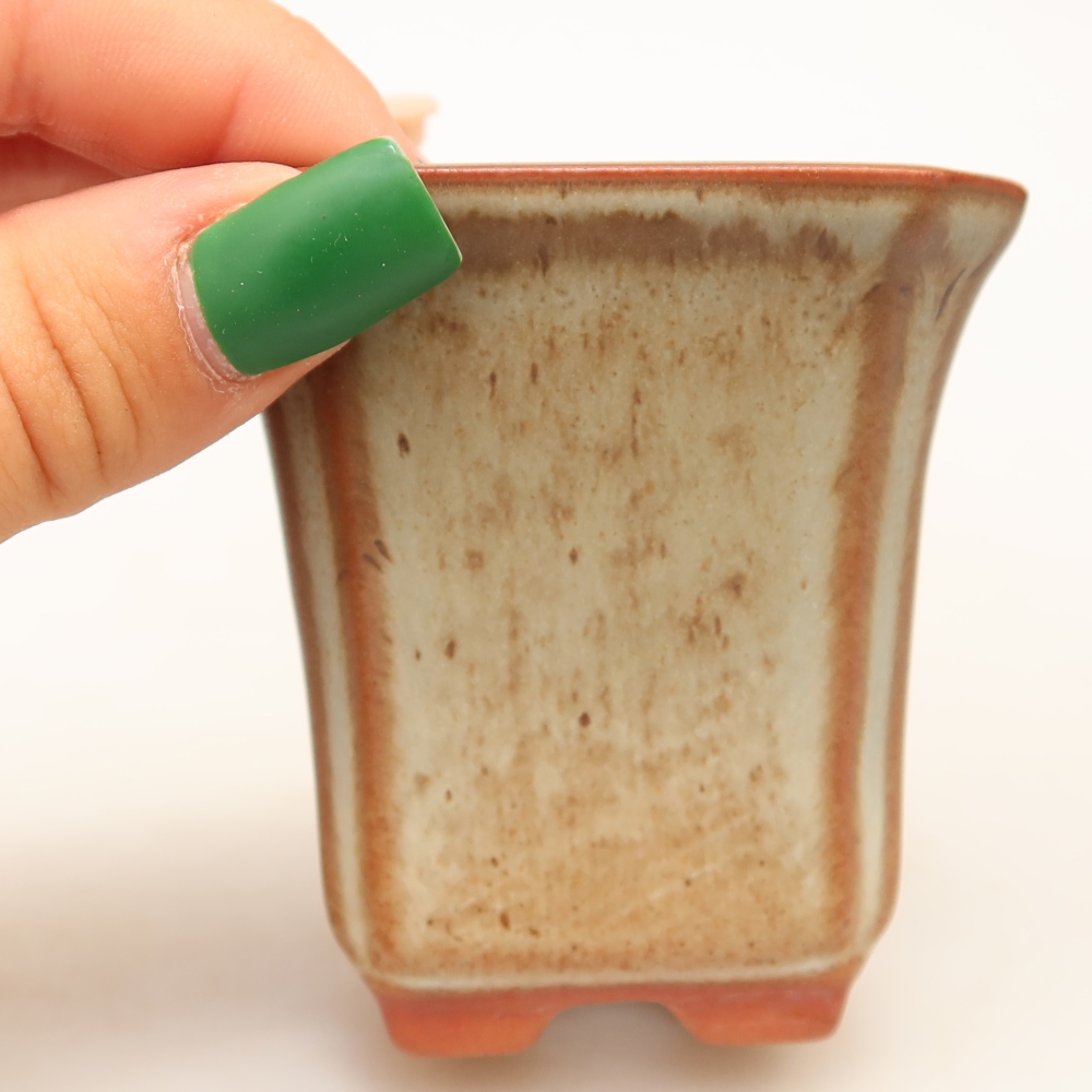 Ciotola in ceramica  6,5 x 6,5 x 7 cm, colore beige