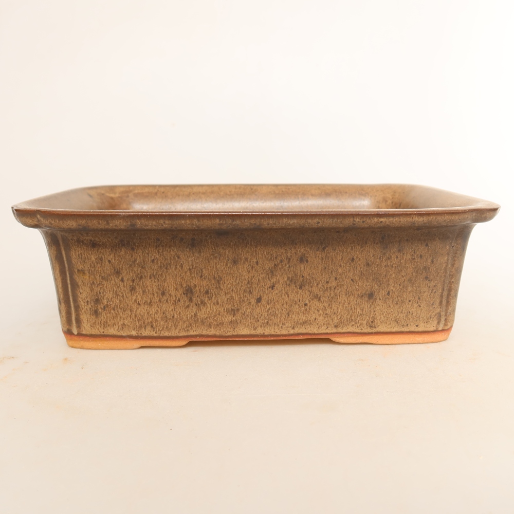 Ciotola in ceramica  20 x 15,5 x 5,5 cm, colore marrone