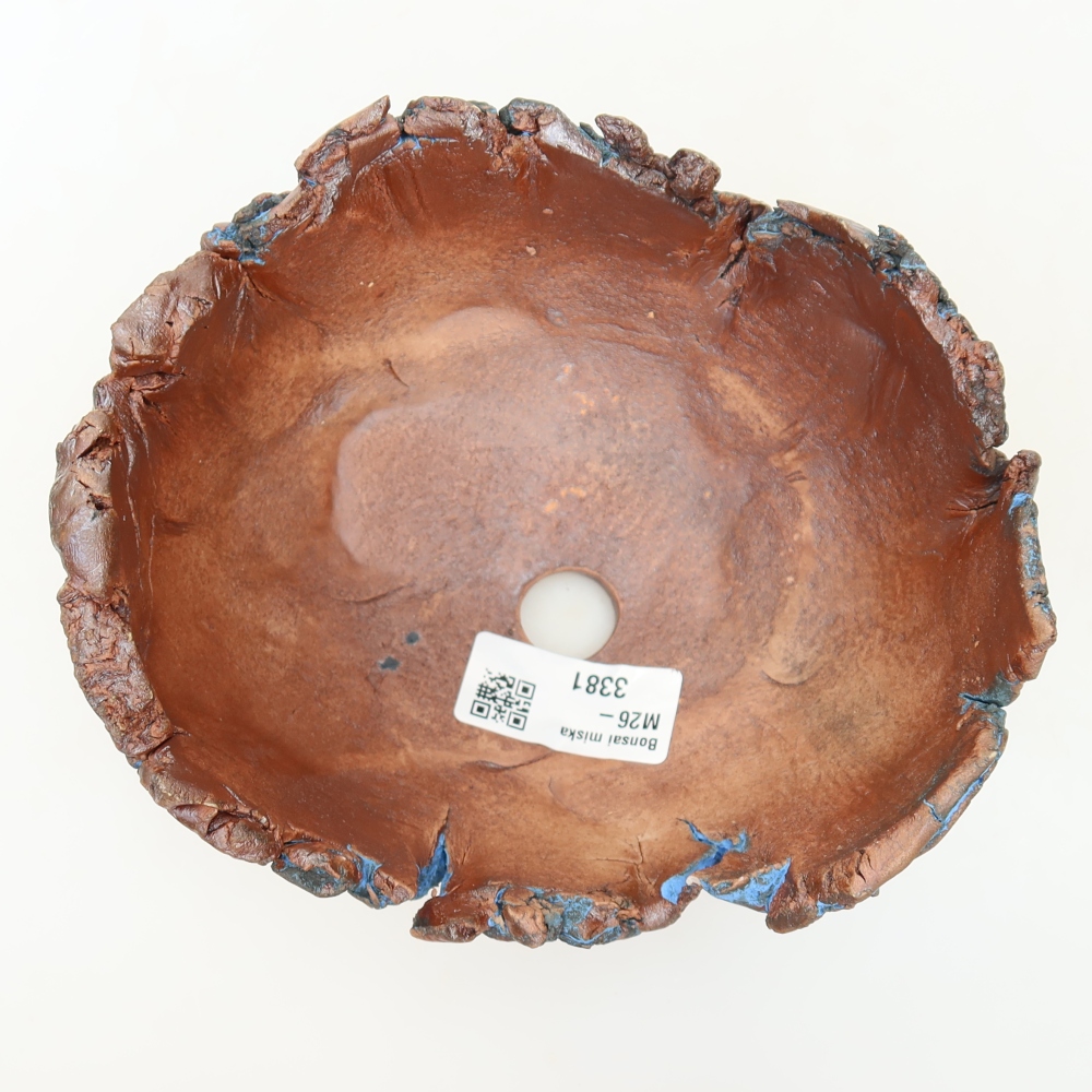 Guscio in ceramica 14,5 x 13 x 8,5 cm, colore blu
