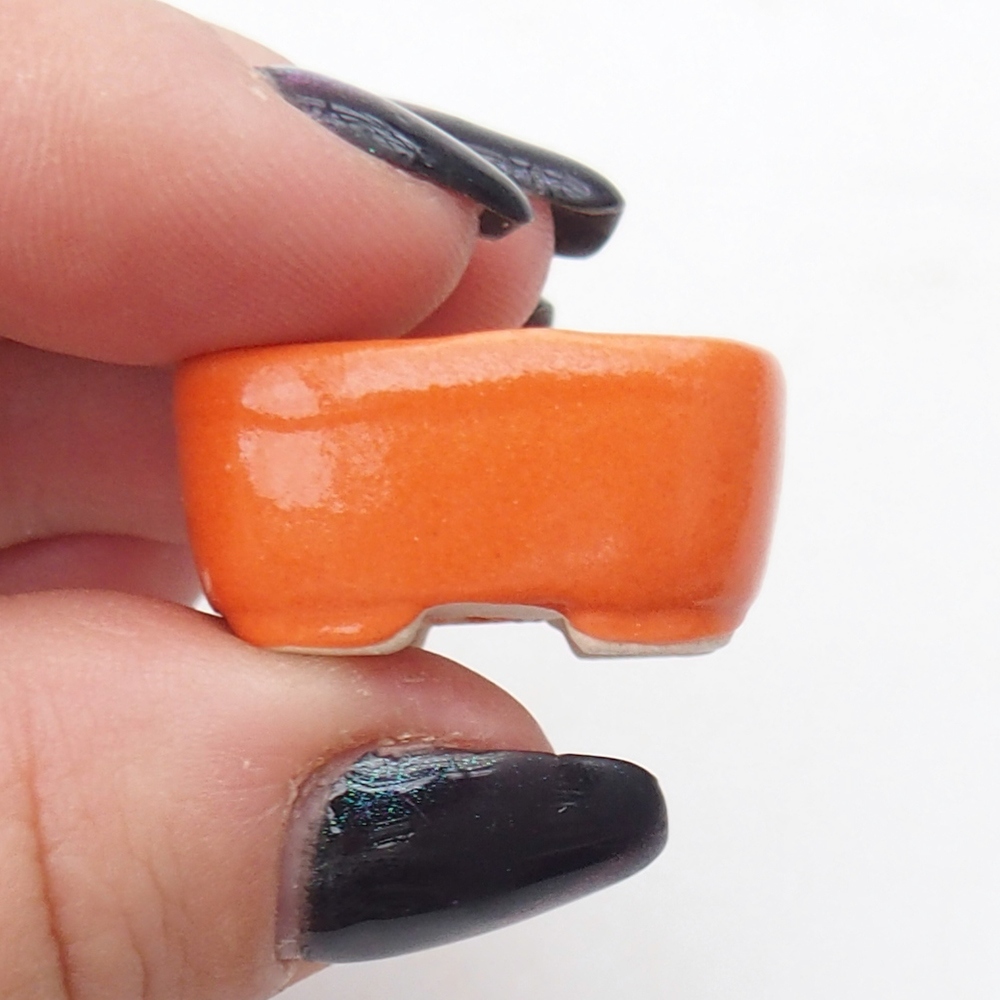 Mini bonsai 2,5 x 2,5 x 1 cm, arancione